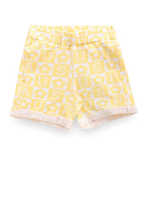 U.S. Polo Assn. Kids Yellow Printed Shorts-picture-13