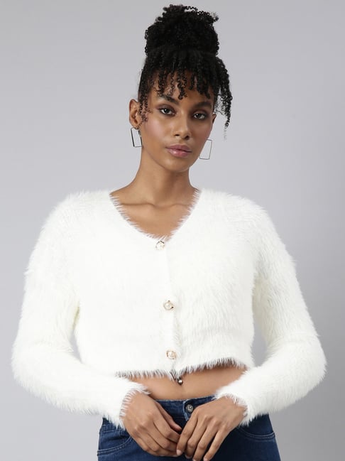 Long sleeve white cardigan hotsell