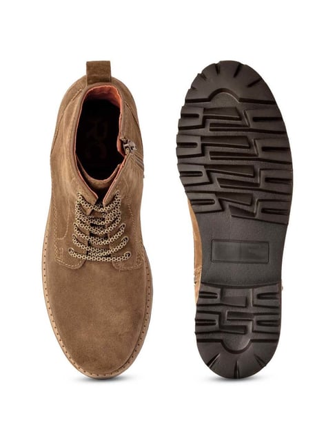 Buy Ruosh Men's Tan Derby Boots at Best Price Tata CLiQ