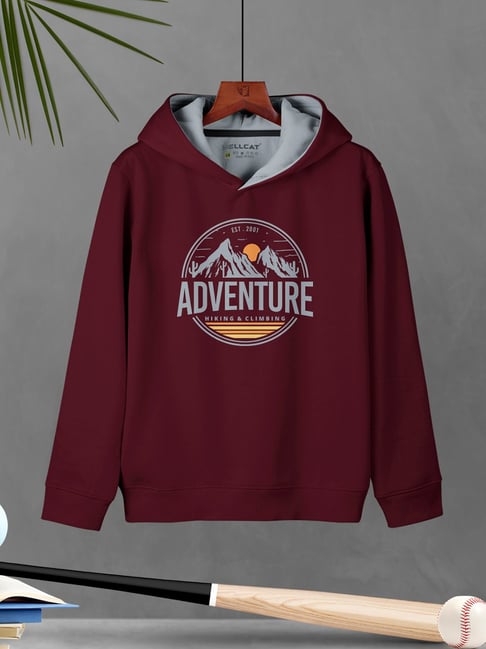 Maroon hoodie kids deals