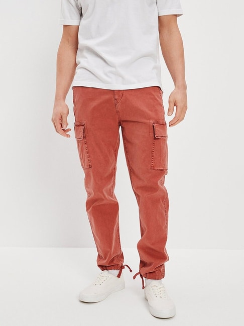Konus Men's Baggy Chino Pants in Red - 36 | Red pants men, Chinos pants,  Oversized outfit men