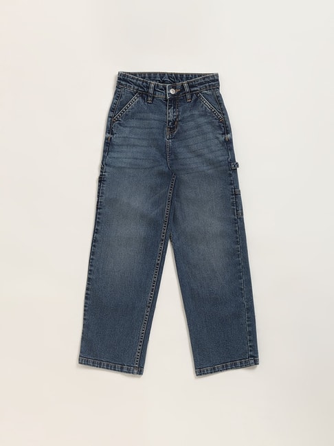 Kids Hand Distressed Denim Jeans 12m-5T