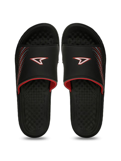 Power by Bata Men's MIAMI Black Slides-image-18
