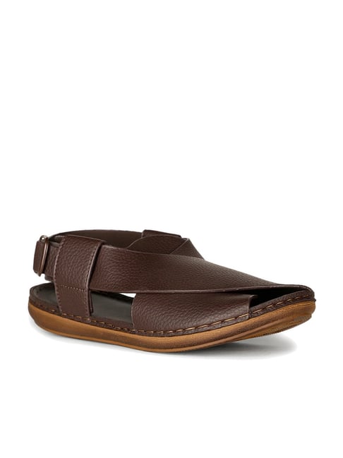 Buy Bata Men's Marvin Brown Back Strap Sandals for Men at Best
