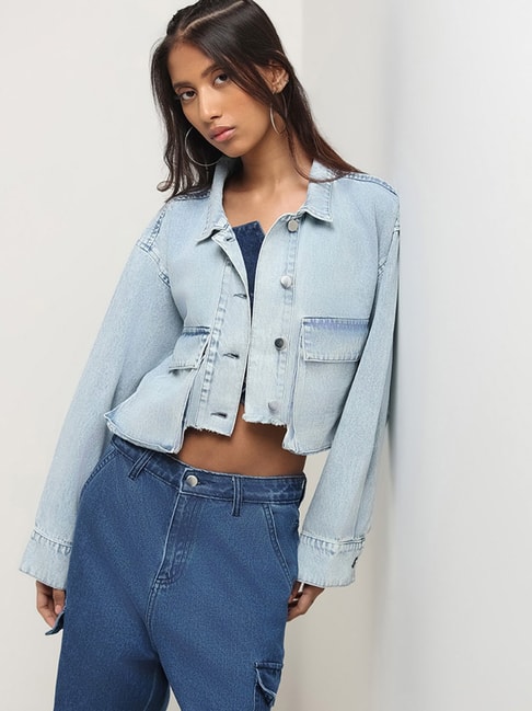 Buy online Black Denim Summer Jacket from western wear for Women by  Buynewtrend for ₹400 at 73% off | 2024 Limeroad.com