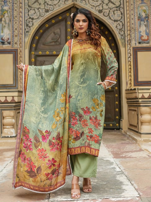 Moomaya Women's Ethnic Clothing Long Straight Punjabi Kurta For Women Indian  Casual Dress 
