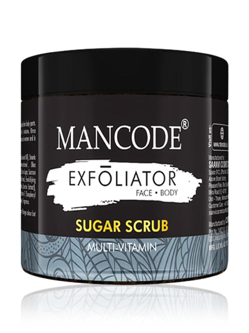 Mancode Multi-Vitamin Exfoliator Face & Body Sugar Scrub - 125 gm