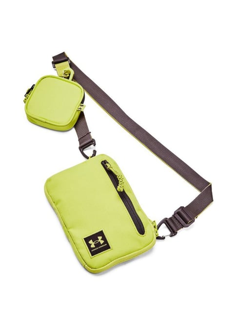 Buy Under Armour Loudon Yellow Polyester Solid Waist Pouch Online