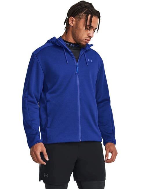 Under Armour Blue Loose Fit Sports Jacket-picture-11