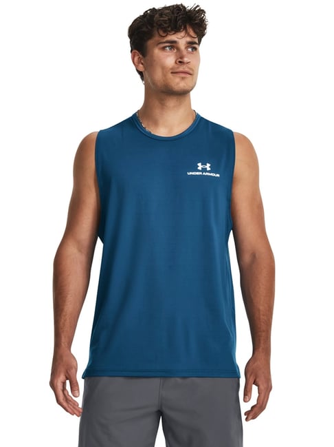 Under Armour Blue Loose Fit Tank Tee