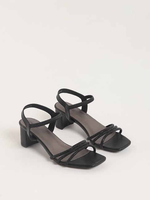 White Meadow Strappy Block Heel Sandals - CHARLES & KEITH US