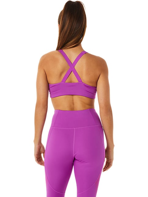 Puma Pink Logo Print Sports Bra