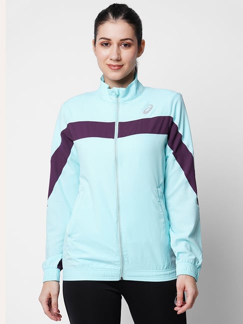 Buy Asics Sky Blue Sports Jacket for Women's Online @ Tata CLiQ