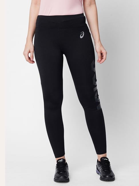 Asics Running Tights Buy Asics Black Logo Print Tights For Women's