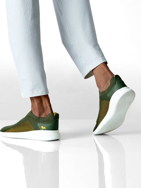 Buy Neemans Men's Everyday Basic Citrus Olive Walking Shoes for