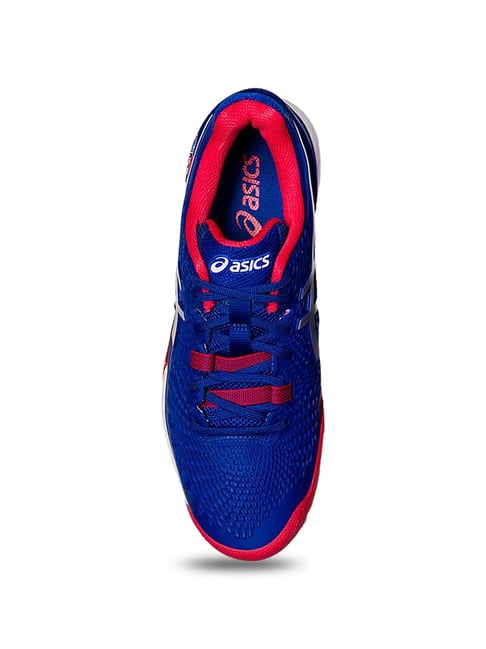 Buy Asics Men's GEL-RESOLUTION 9 LIMITED EDITION Blue Tennis Shoes