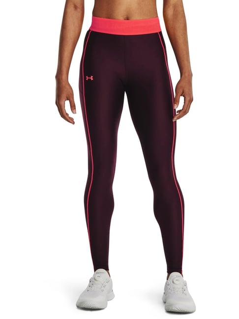 Maroon under armour leggings online