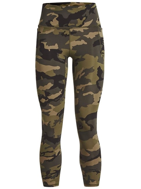 UNDER ARMOUR Green Printed Sports Leggings