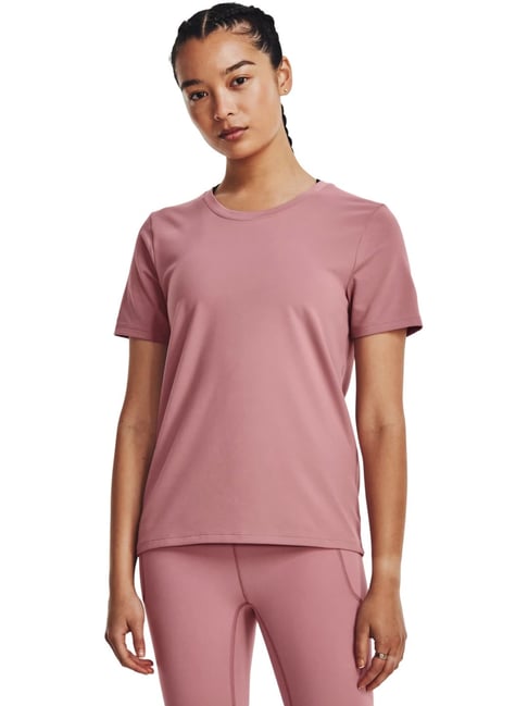 UNDER ARMOUR Pink Slim Fit Sports T-Shirt