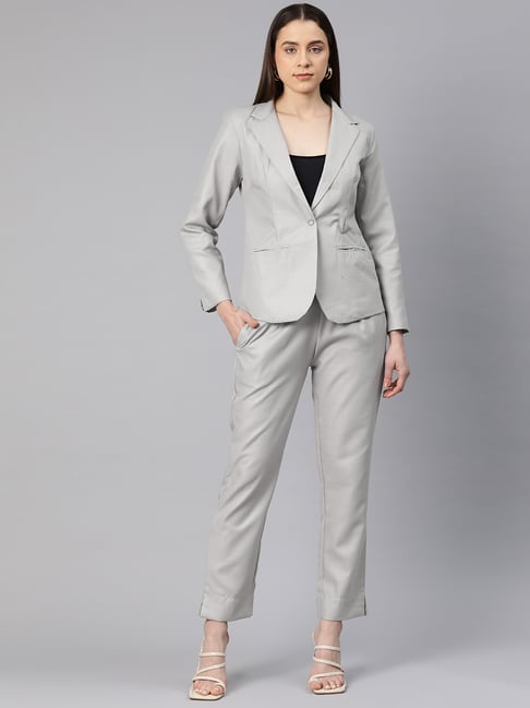 Cottinfab Grey Maxi Co-Ord Set-picture-47