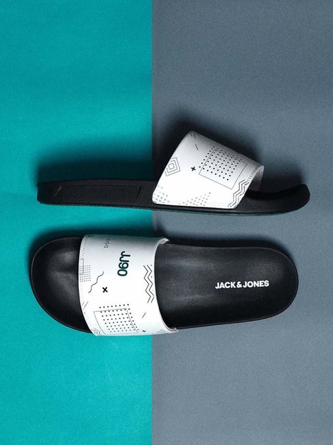 Jack & Jones Men's Black Slides