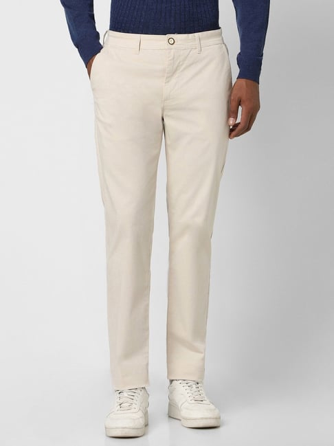 Peter England Men Slim Fit Chinos Trousers - Price History