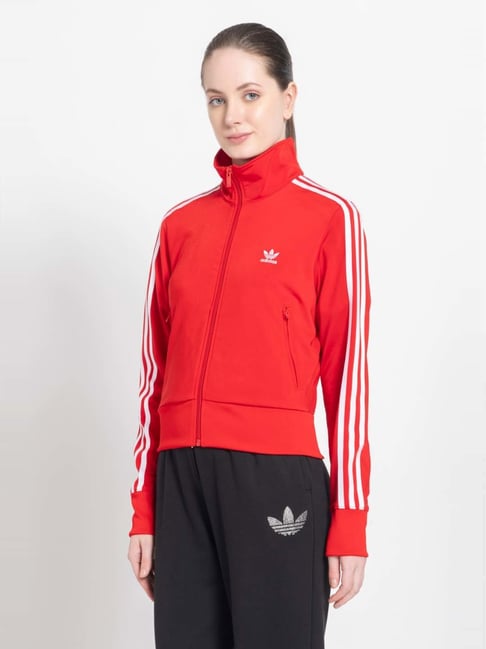 Adidas Originals Red Striped Sports Jacket