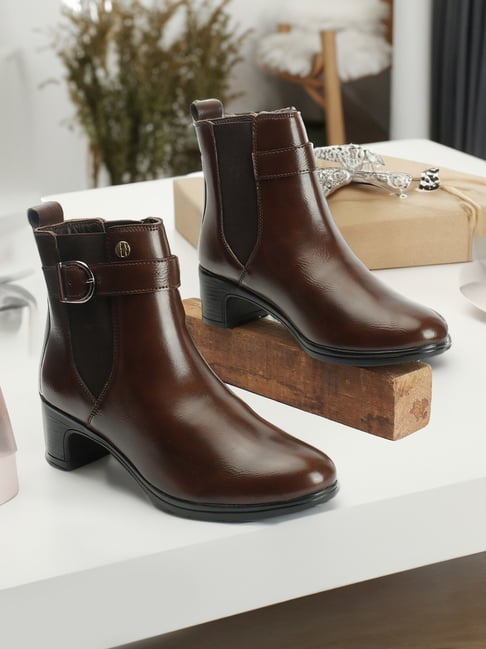 Elle Women's Brown Chelsea Boots-picture-23