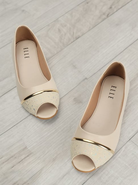 Cream peep toe shoes uk online