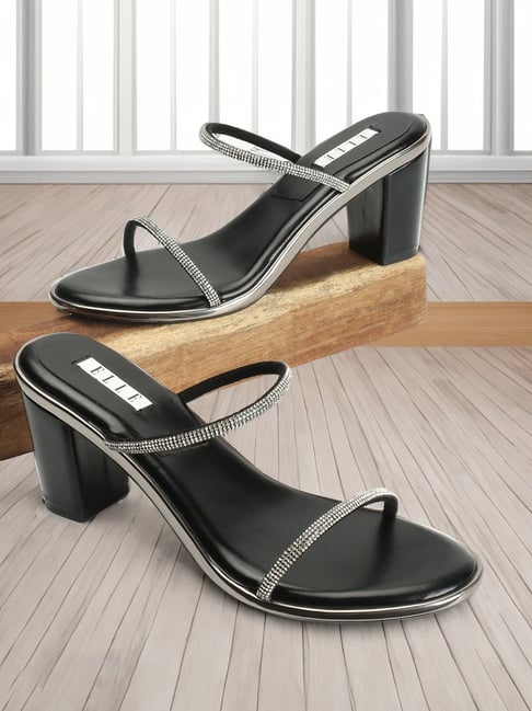 Elle Women's Black Casual Sandals-picture-24