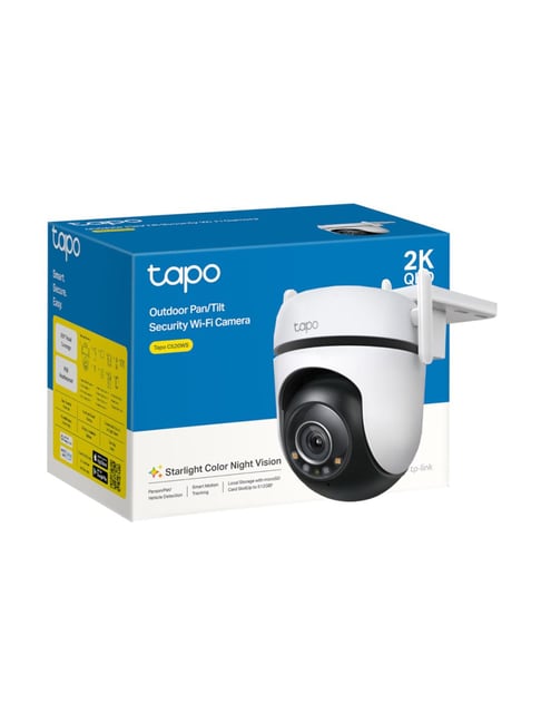 TP-Link Tapo C520WS 2K QHD 4MP, Tilt Security Smart Wi-Fi Camera with AI  Detection (White)