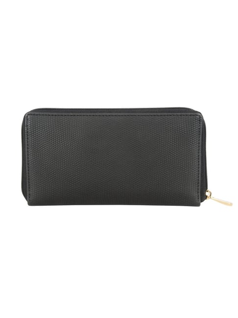 Buy Baggit Black Textured Small Zip Around Wallet for Women at Best Price Tata CLiQ