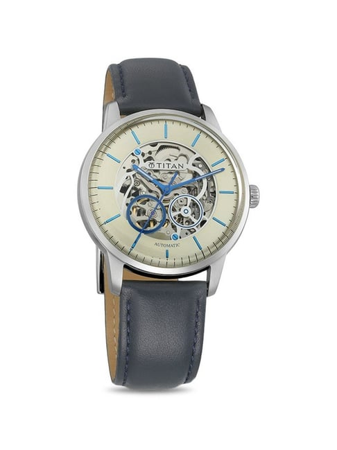 Titan Mechanical Watch Blue - Temu