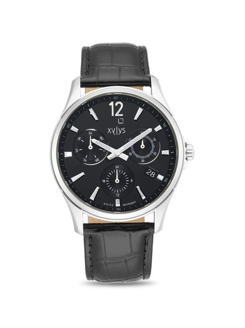 Buy Online Xylys Quartz Analog with Date Silver Dial Stainless Steel Strap  Watch for Men - nr40024bm01e | Titan