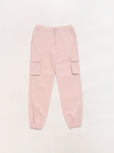 Pink Cargo Joggers