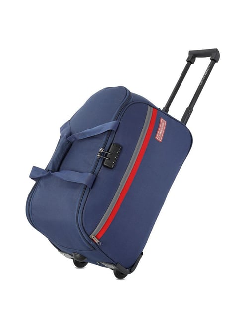 Lavie Sport Cabin Size 53 cms Victor Combi Anti-theft Wheel Duffle Bag (Navy)-picture-12