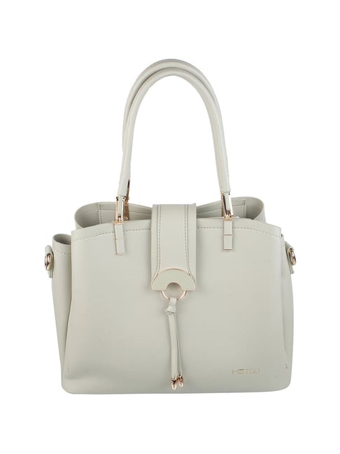 Metro Light Green Synthetic Solid Handbag-picture-23