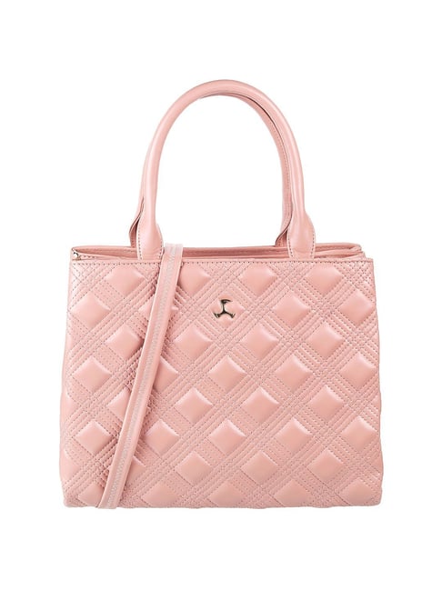 Mochi Peach Synthetic Quilted Handbag-picture-25