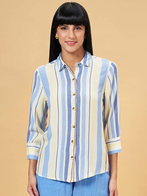 Honey by Pantaloons Multicolored Striped Shirt-picture-43