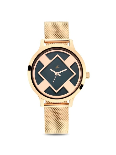 fastrack nr6210wm01 ananya panday fit outs analog watch for women