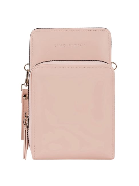 Lino Perros Pink Synthetic Solid Sling Handbag-picture-39