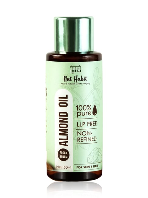 Nat Habit Pure Rogan Badam Almond Oil - 50 ml