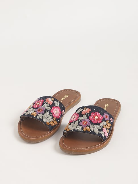 Buy Floral Print T-Strap Sandals Online at Best Prices in India - JioMart.