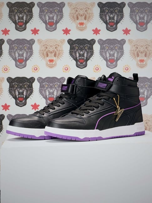 Puma Men's Game x HARRDY SANDHU Black Ankle High Sneakers