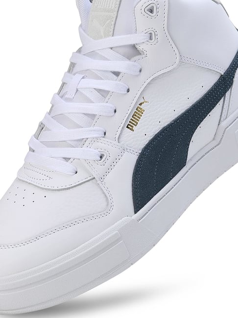 Puma white high ankle sneakers on sale