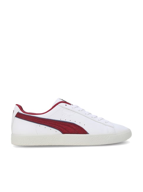 Buy Puma Men's Clyde Varsity White Casual Sneakers for Men at Best