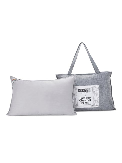 Buy Spaces Easy Sleep Grey Cotton Pillow Filler at Best Price