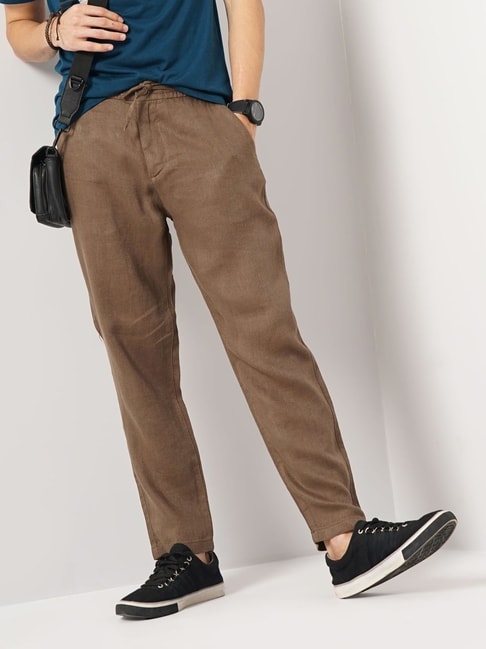 The Indian Garage Co Flat Front Trousers - Buy The Indian Garage Co Flat  Front Trousers online in India