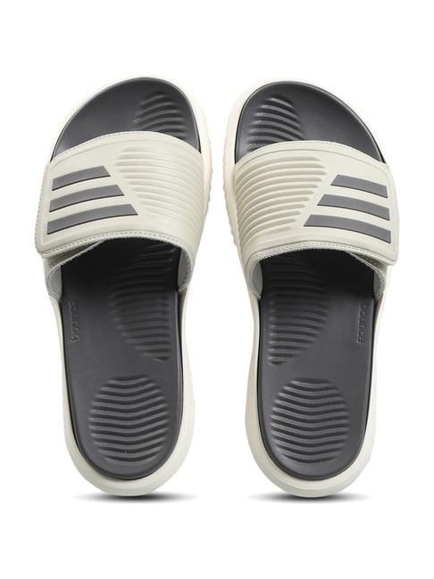 Buy Sliders For Men: Sl-431-Off-Wht-Blk