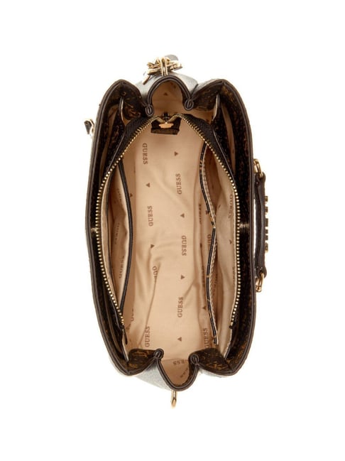 Buy GUESS Apricot Rose SILVANA Printed Medium Tote for Women